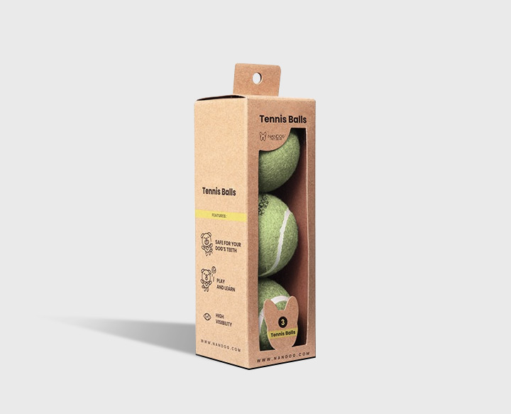 display tennis ball box