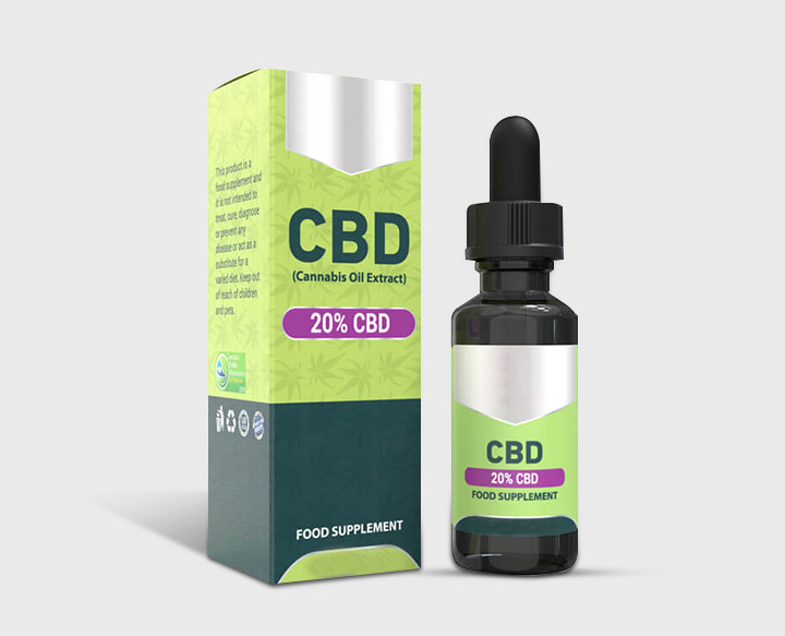 CBD 30ml bottle box