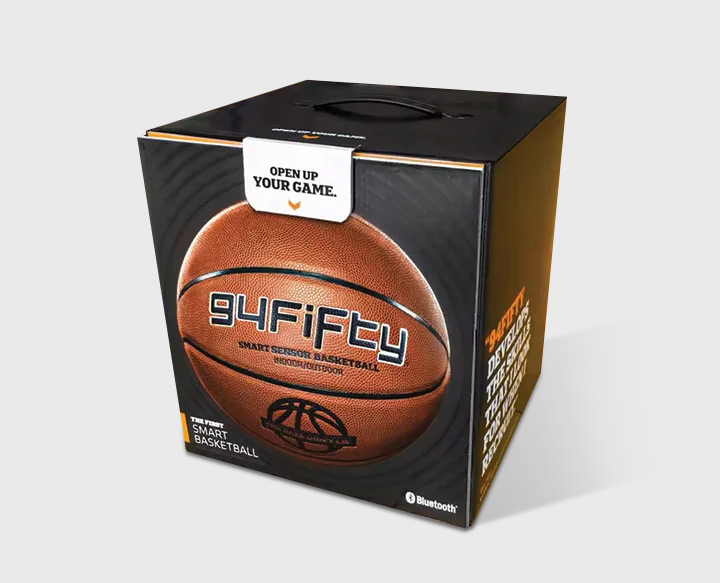 Printed basketball box design