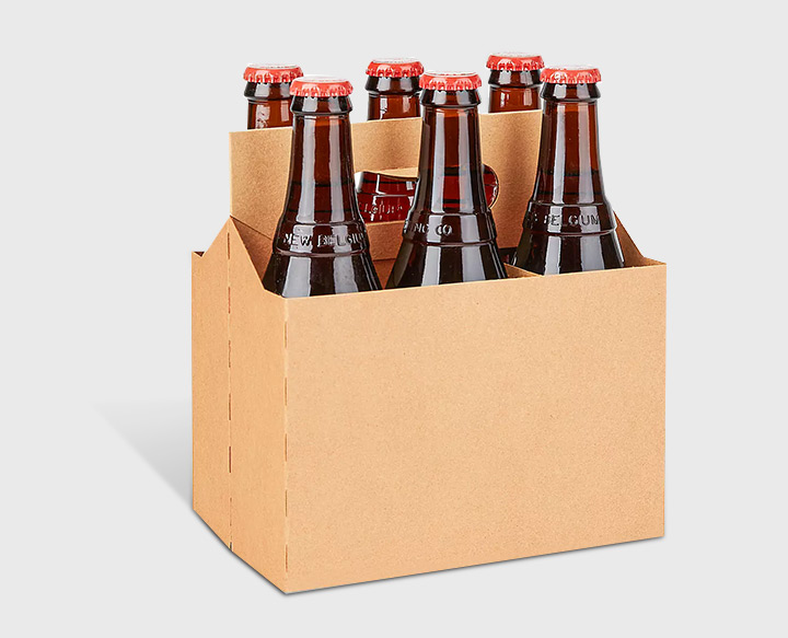 6 bottle wine carrier cardboard